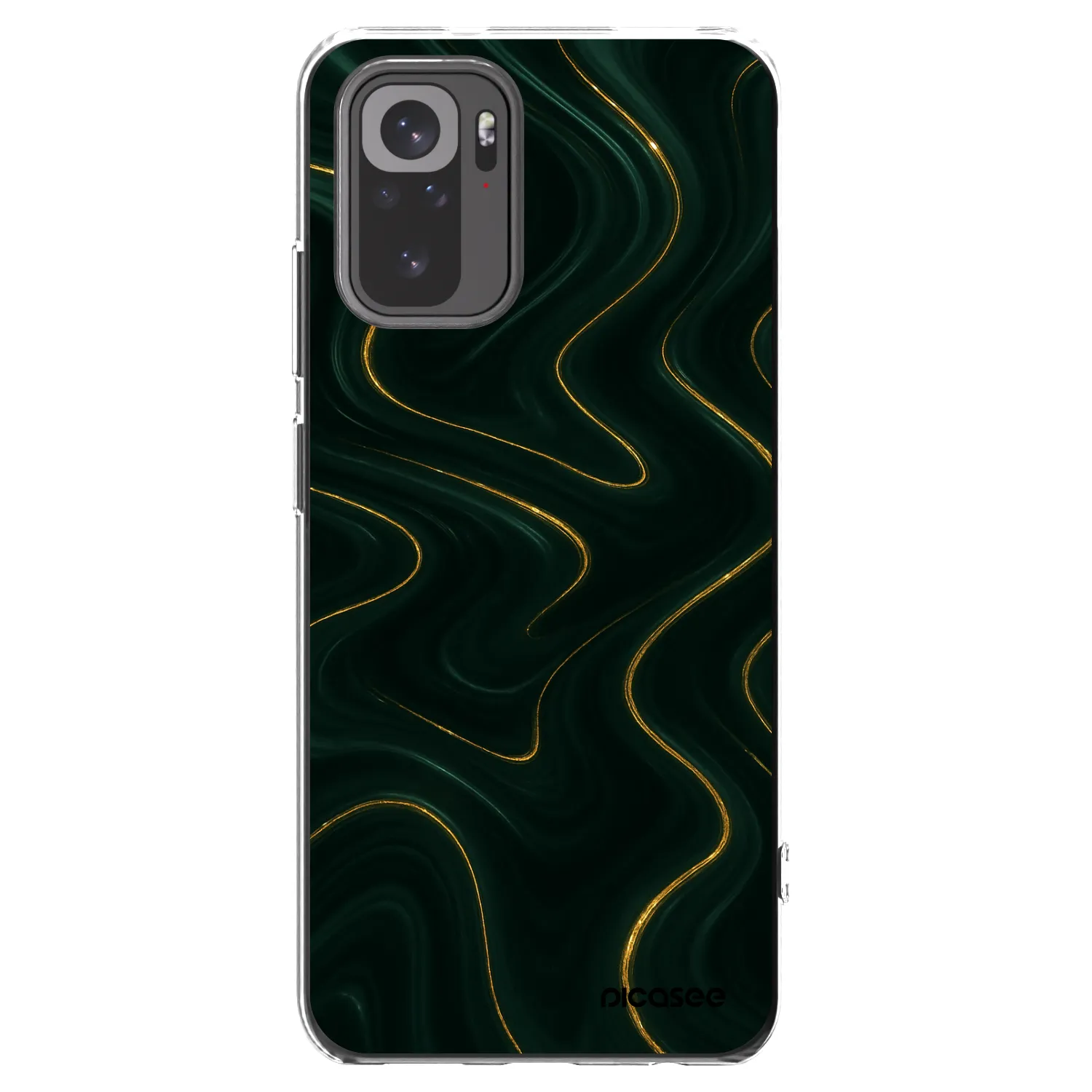Picasee Xiaomi Redmi Note 10 Hülle - Transparentes Silikon - Vawes