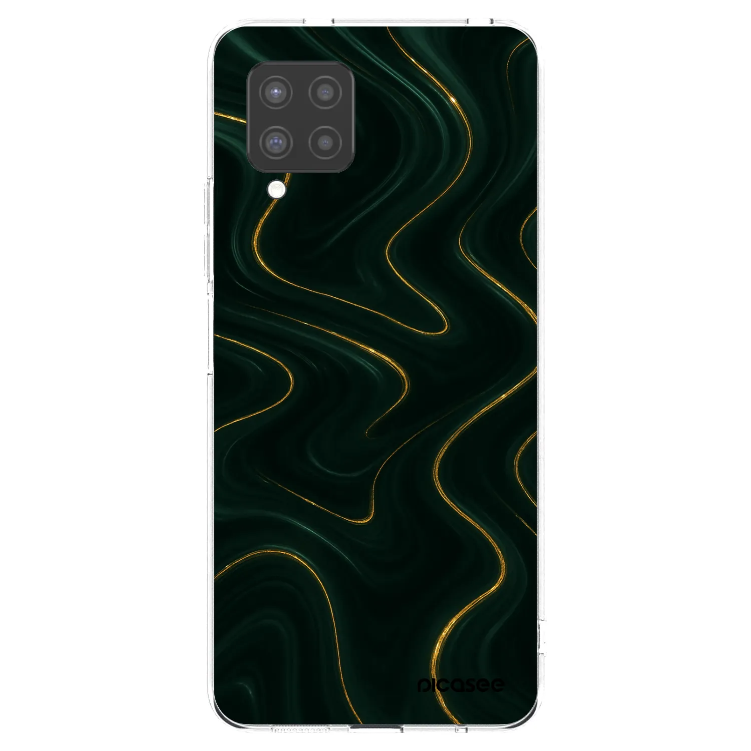 Picasee Samsung Galaxy A42 A426B Hülle - Transparentes Silikon - Vawes