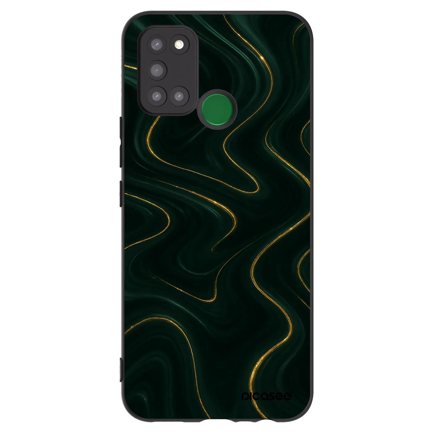 Picasee Realme 7i Hülle - Schwarzes Silikon - Vawes