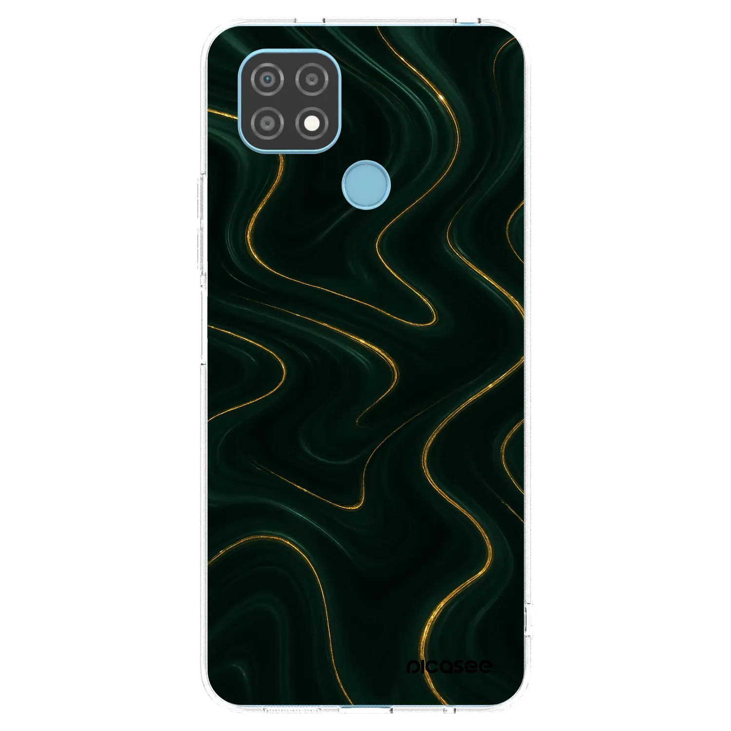 Picasee Realme C21 Hülle - Transparentes Silikon - Vawes