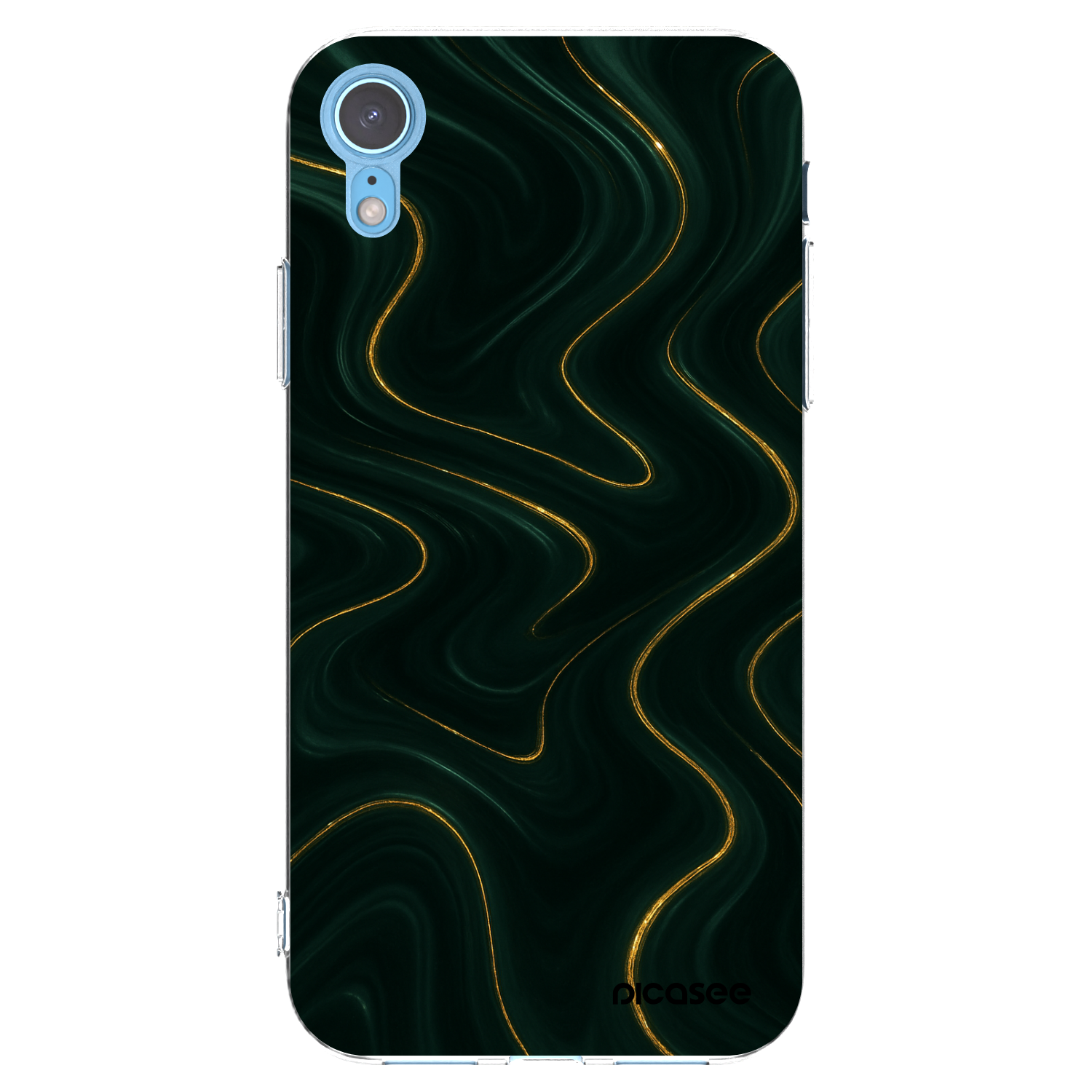 Picasee Apple iPhone XR Hülle - Transparentes Silikon - Vawes