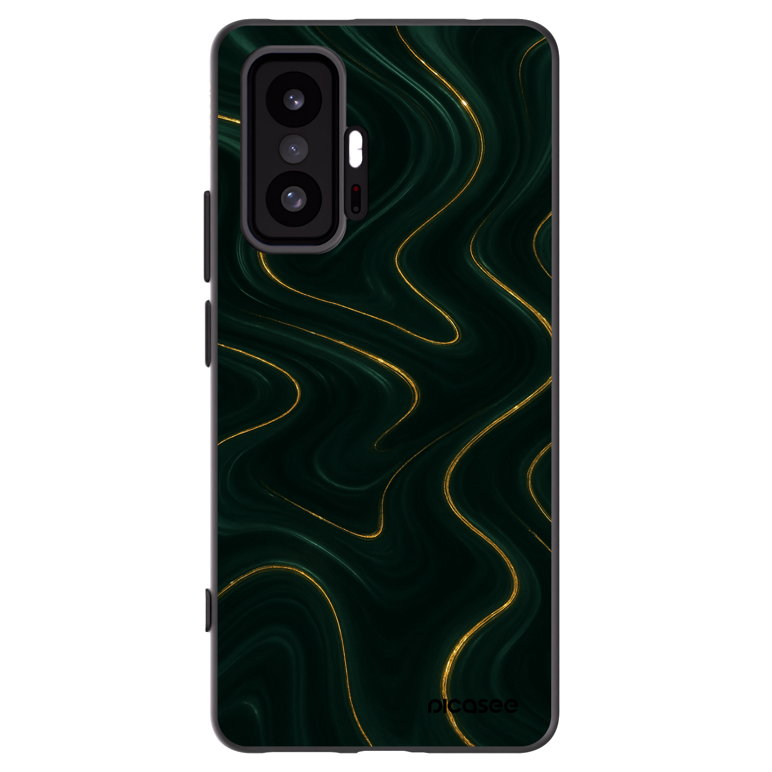 Picasee Xiaomi 11T Hülle - Schwarzes Silikon - Vawes