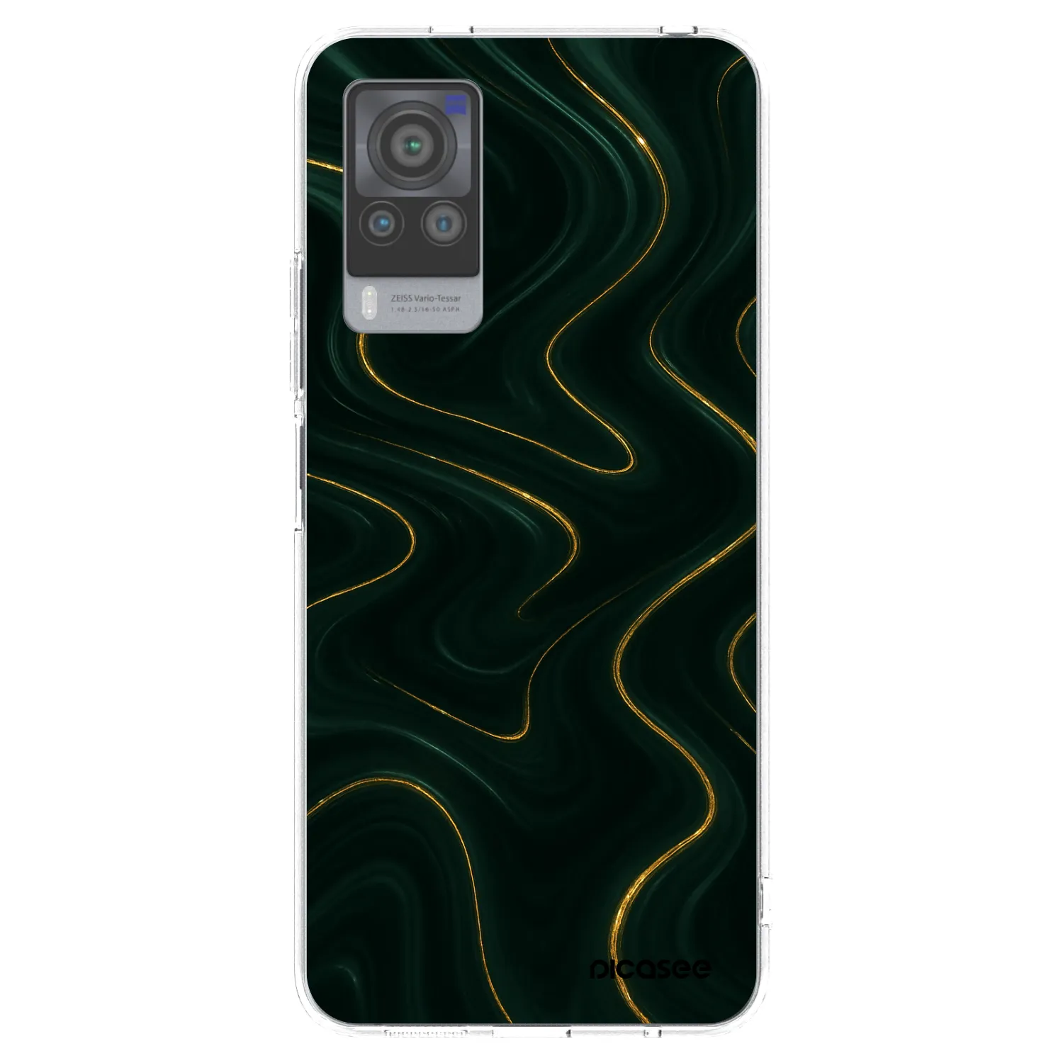 Picasee Vivo X60 Pro 5G Hülle - Transparentes Silikon - Vawes