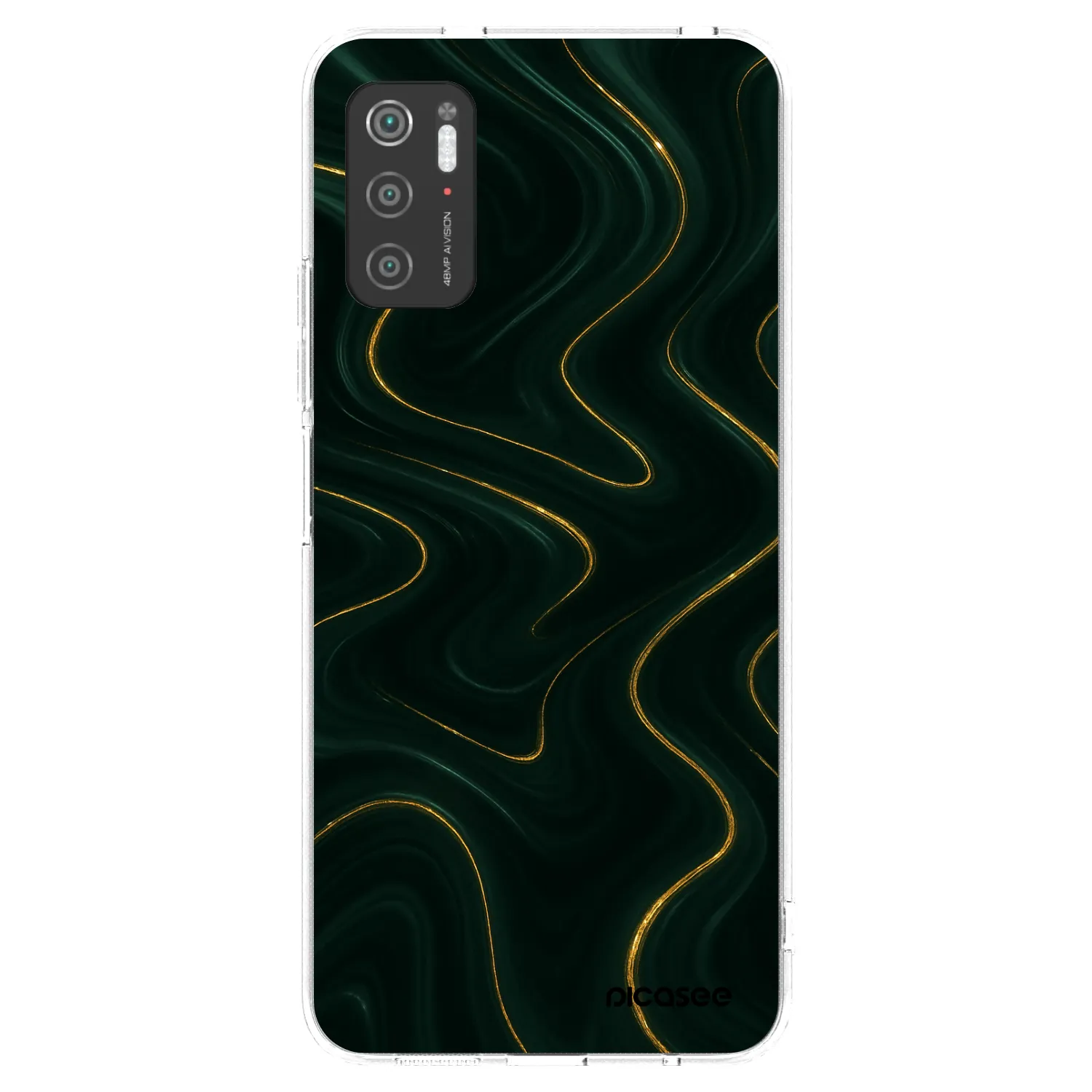 Picasee Xiaomi Poco M3 Pro 5G Hülle - Transparentes Silikon - Vawes