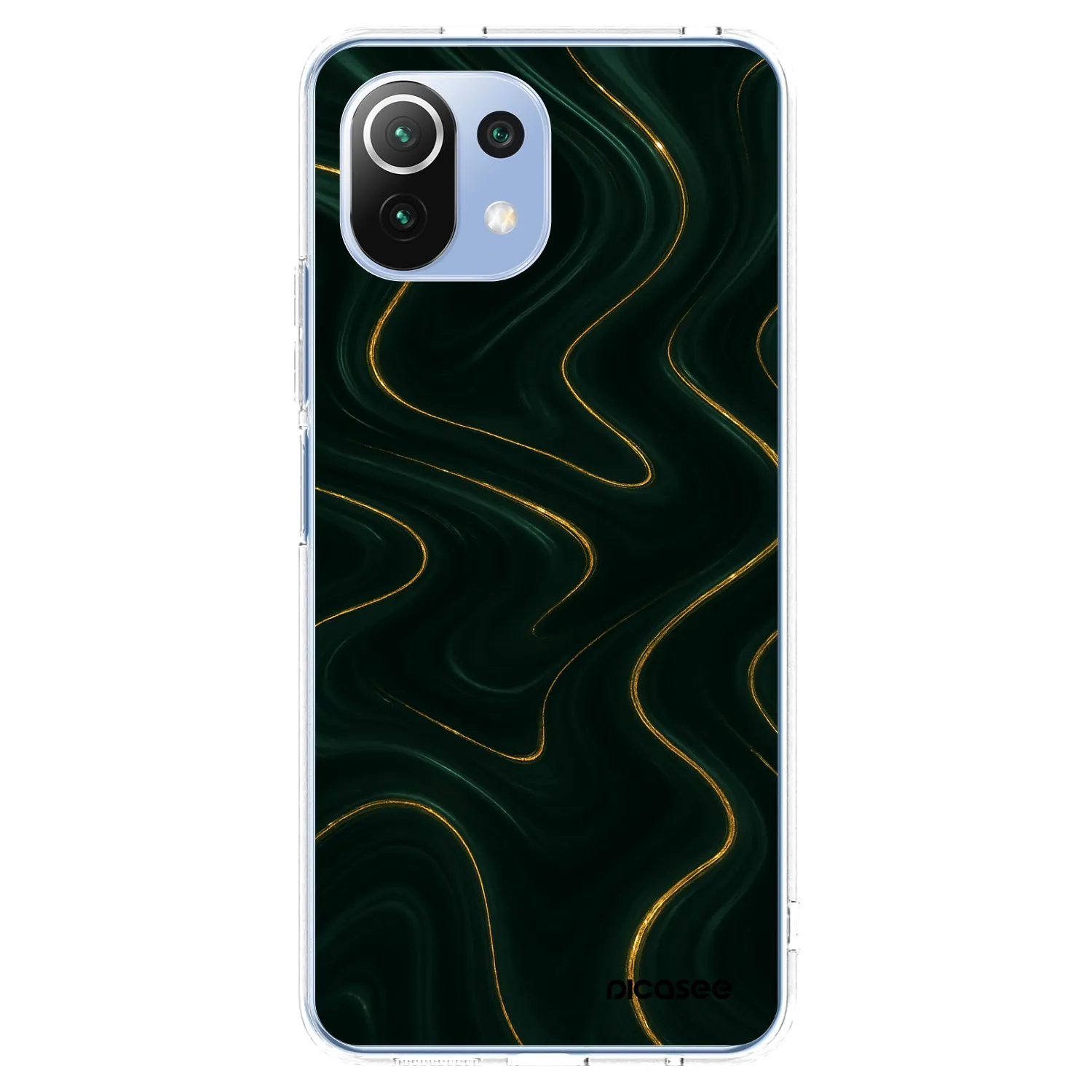 Picasee Xiaomi 11 Lite 5G NE Hülle - Transparentes Silikon - Vawes
