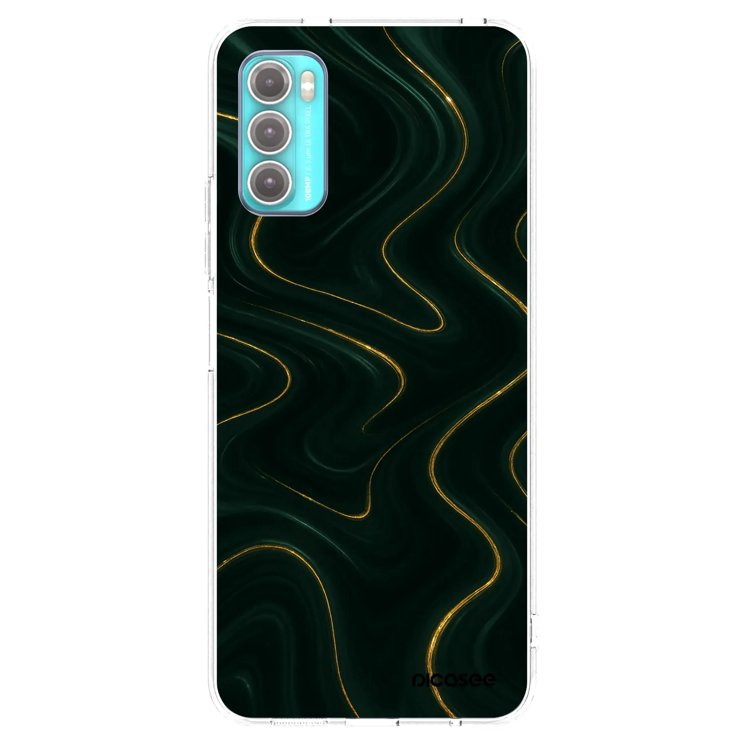 Picasee Motorola Moto G60 Hülle - Transparentes Silikon - Vawes