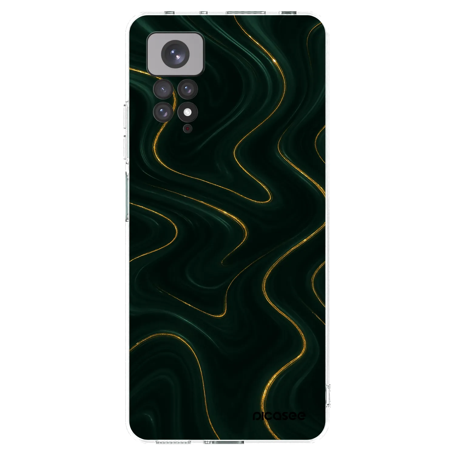 Picasee Xiaomi Redmi Note 11S 4G Hülle - Transparentes Silikon - Vawes