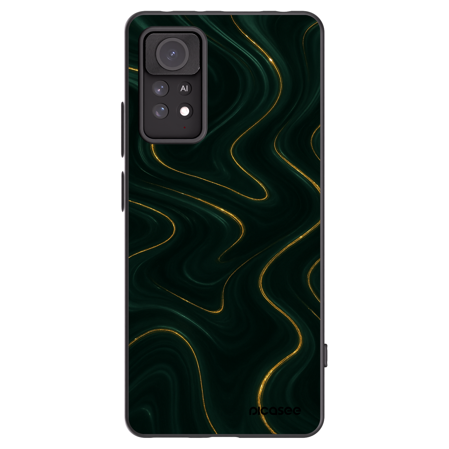 Picasee Xiaomi Redmi Note 11 Pro Hülle - Schwarzes Silikon - Vawes