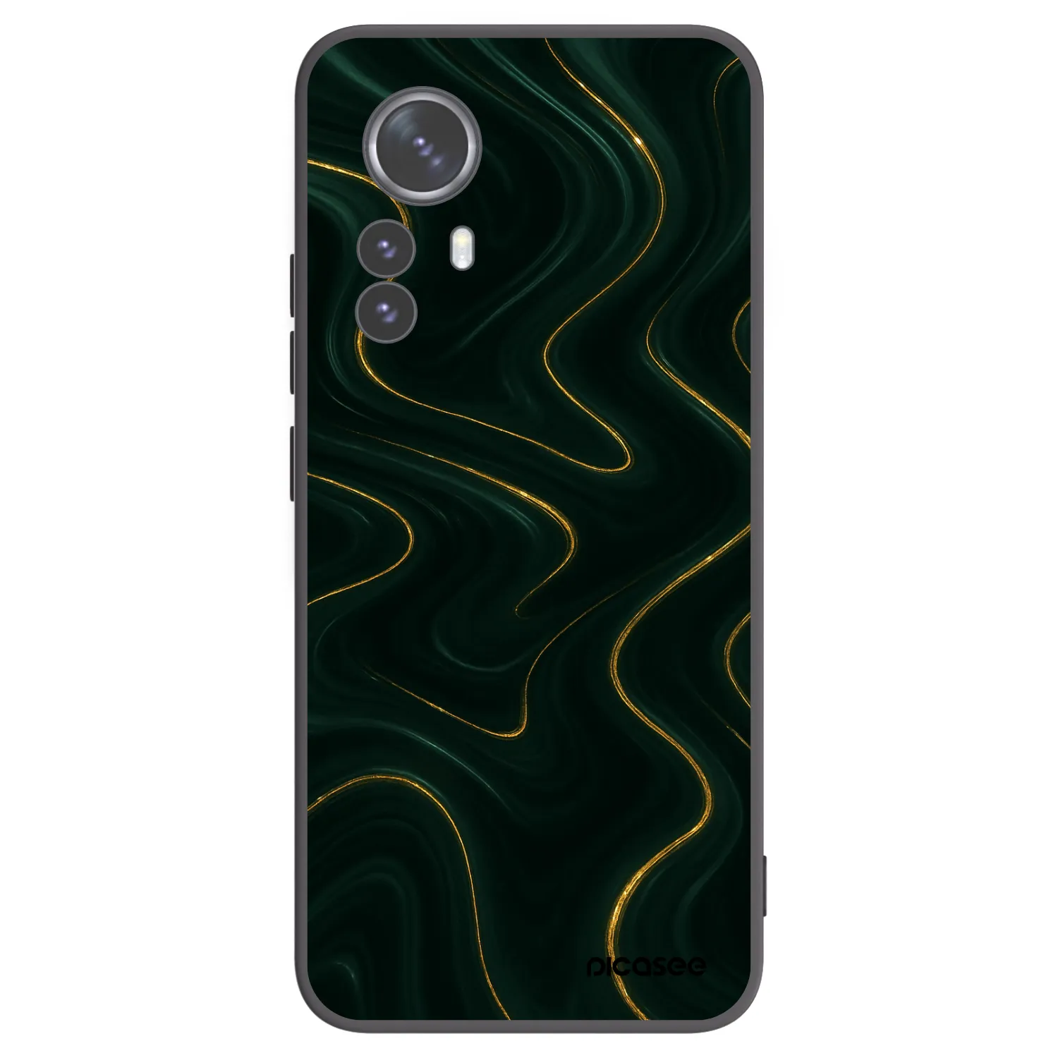 Picasee Xiaomi 12 Pro Hülle - Schwarzes Silikon - Vawes