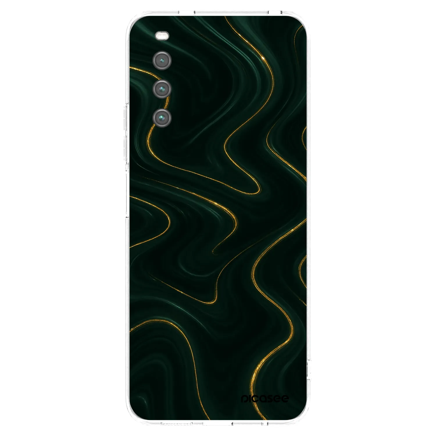 Picasee Sony Xperia 10 IV 5G Hülle - Transparentes Silikon - Vawes