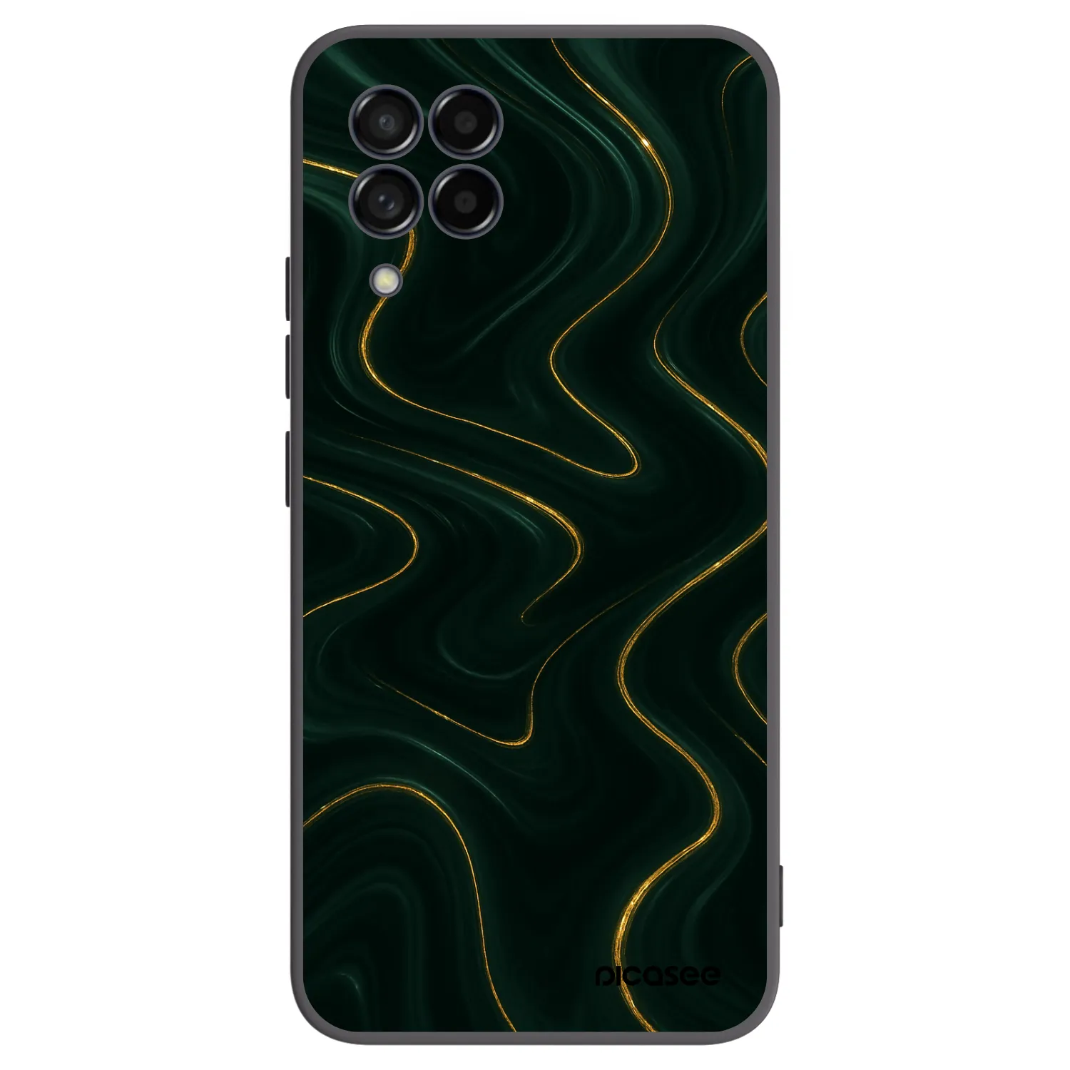 Picasee Samsung Galaxy M53 5G Hülle - Schwarzes Silikon - Vawes