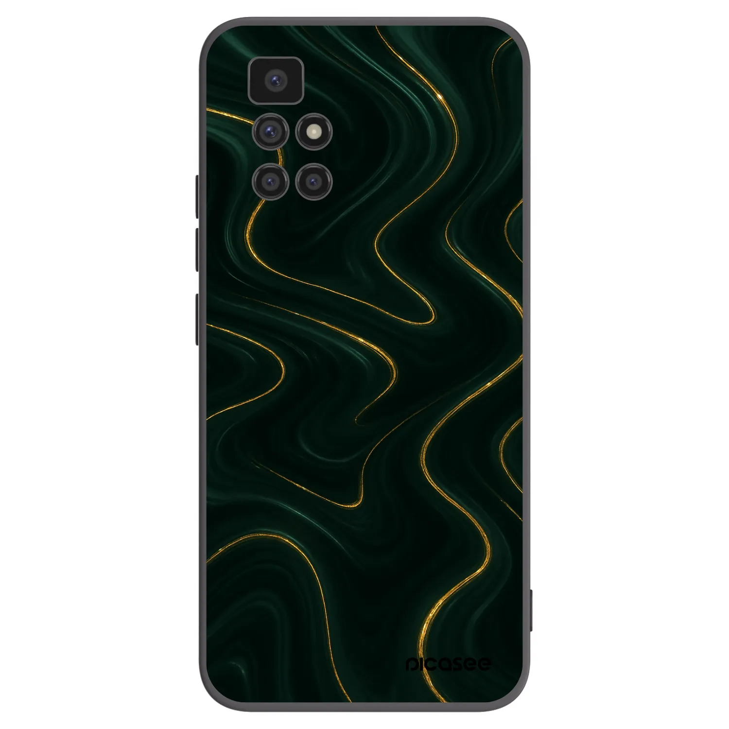 Picasee Xiaomi Redmi 10 (2022) Hülle - Schwarzes Silikon - Vawes