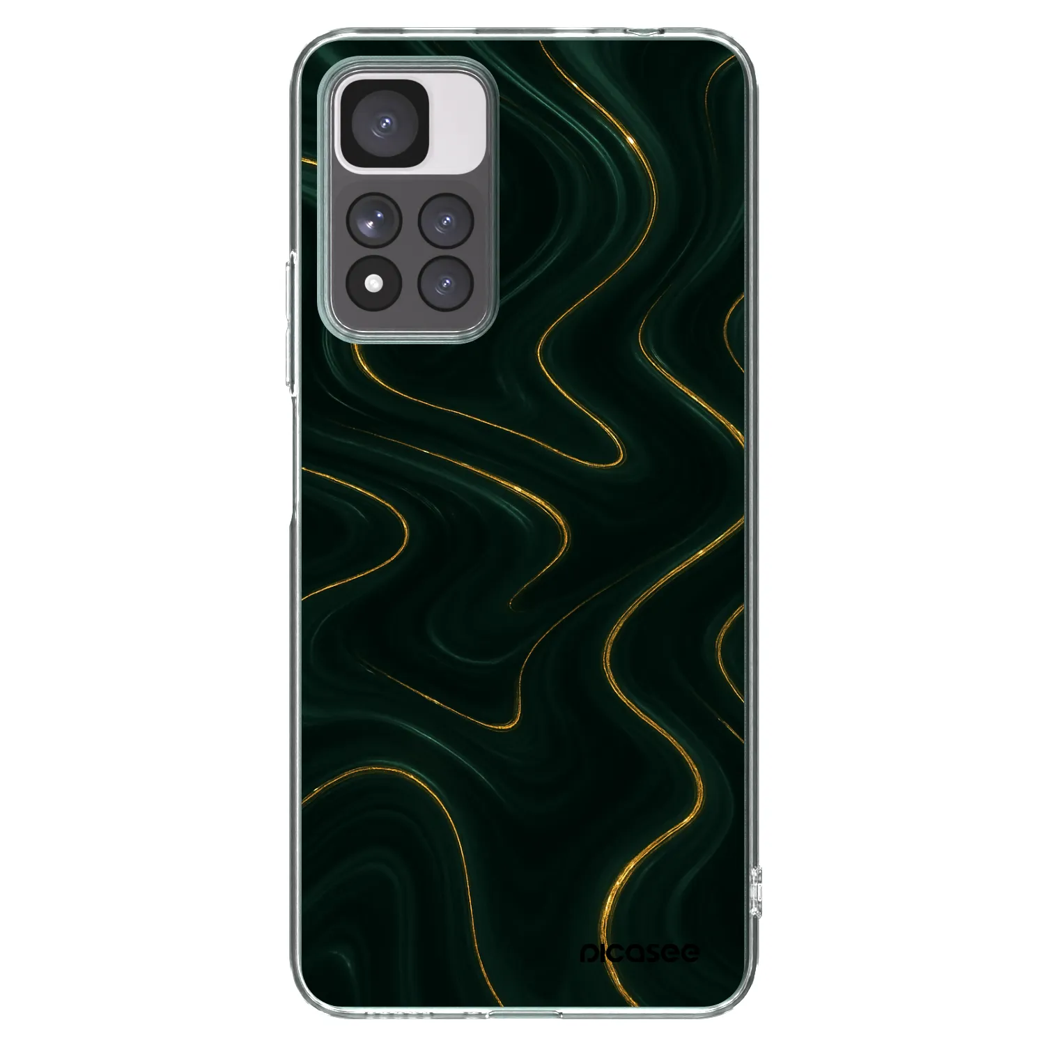 Picasee Xiaomi Redmi Note 11 Pro+ 5G Hülle - Transparentes Silikon - Vawes