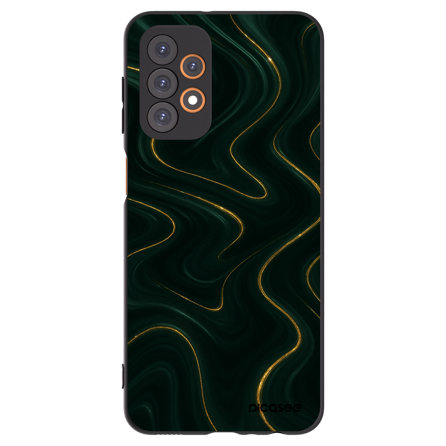 Picasee Samsung Galaxy A23 A235F 4G Hülle - Schwarzes Silikon - Vawes