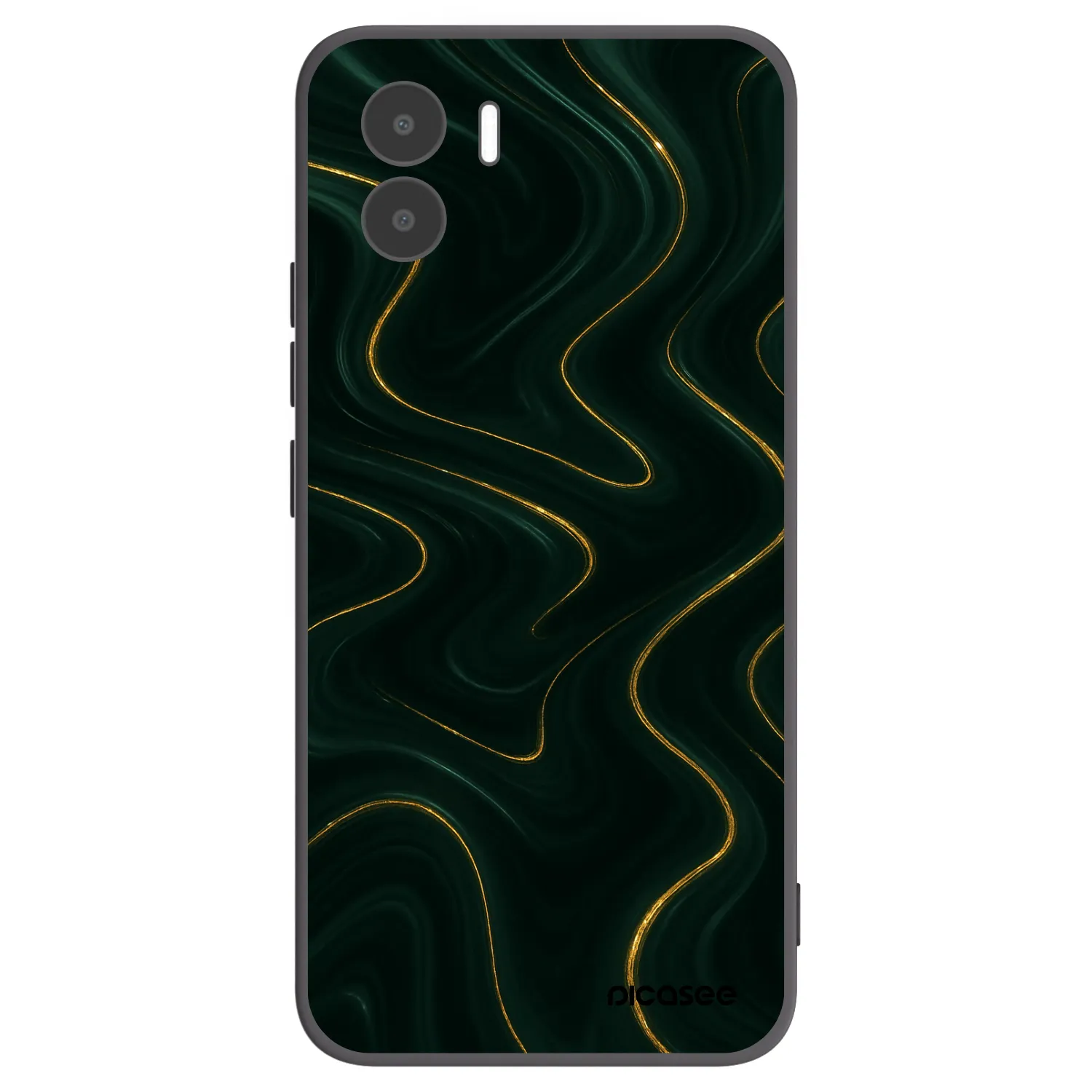 Picasee Xiaomi Redmi A1 Hülle - Schwarzes Silikon - Vawes