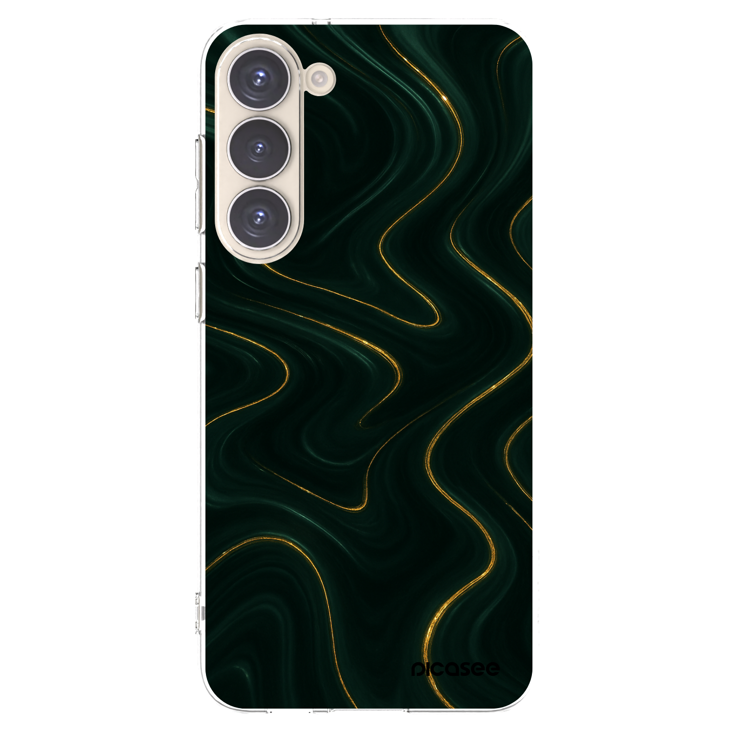 Picasee Samsung Galaxy S23+ 5G Hülle - Transparentes Silikon - Vawes