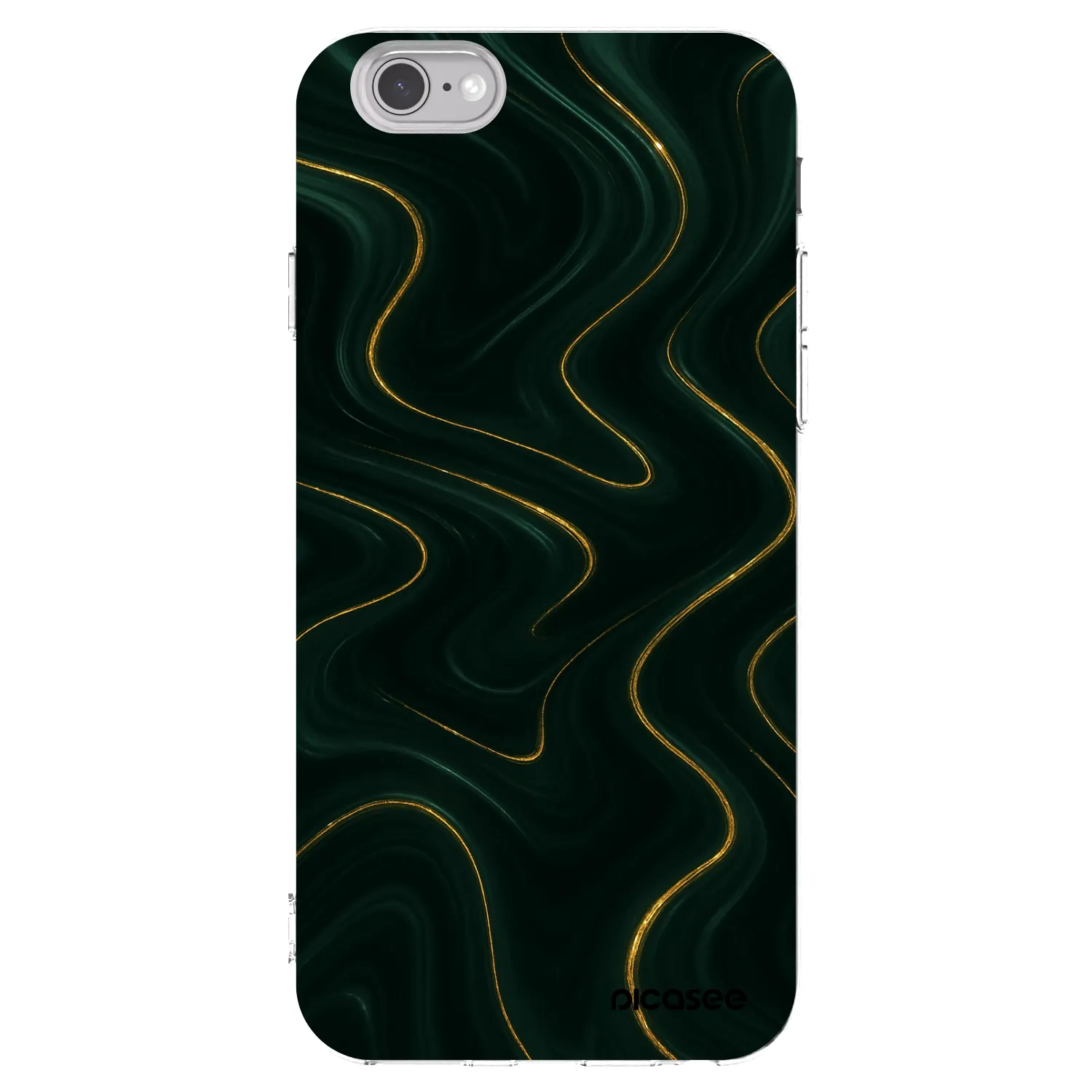 Picasee Apple iPhone 6/6S Hülle - Transparentes Silikon - Vawes