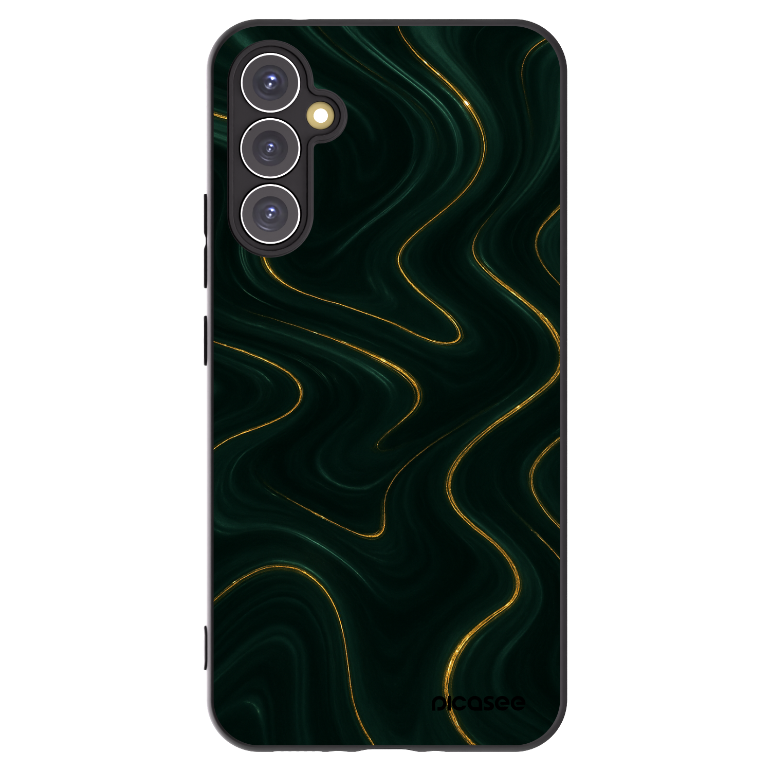 Picasee Samsung Galaxy A34 5G A346B Hülle - Schwarzes Silikon - Vawes
