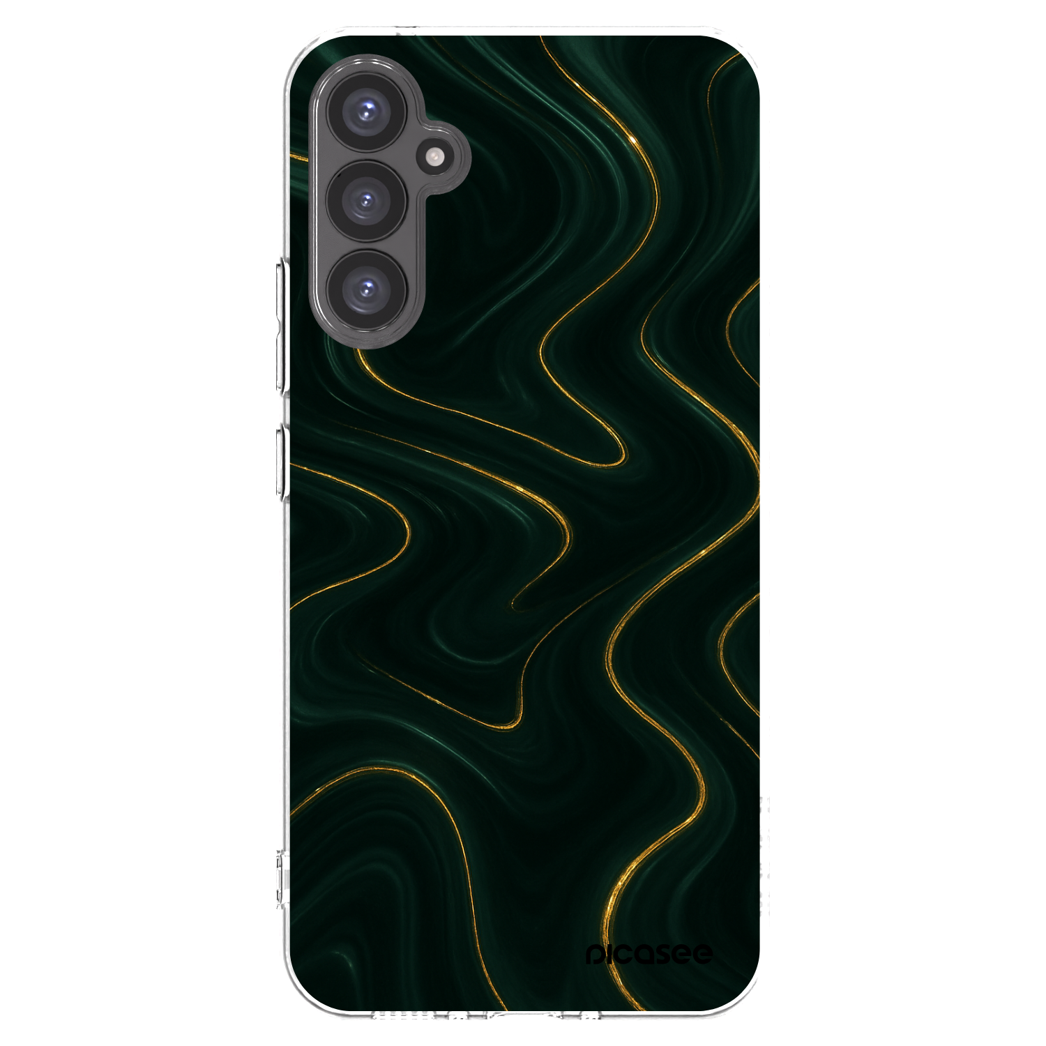 Picasee Samsung Galaxy A34 5G A346B Hülle - Transparentes Silikon - Vawes