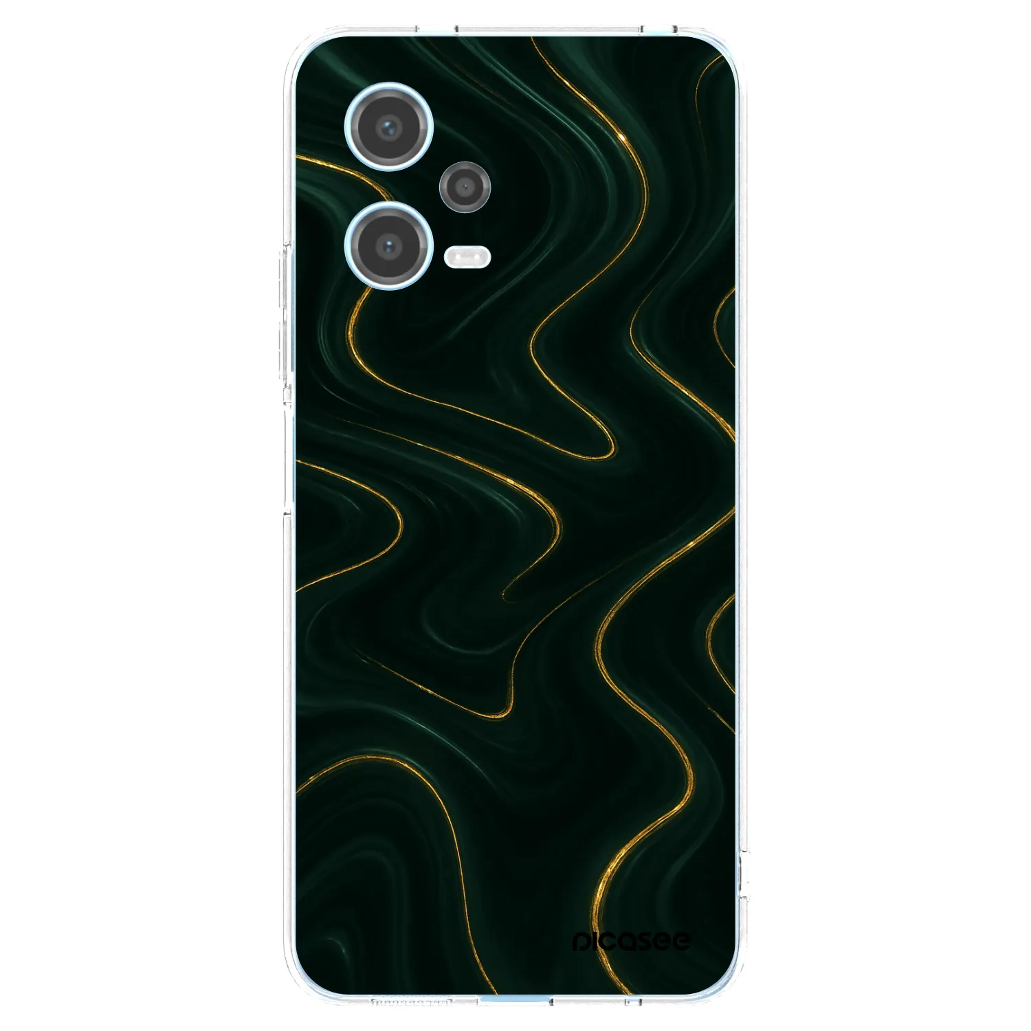 Picasee Xiaomi Redmi Note 12 5G Hülle - Transparentes Silikon - Vawes