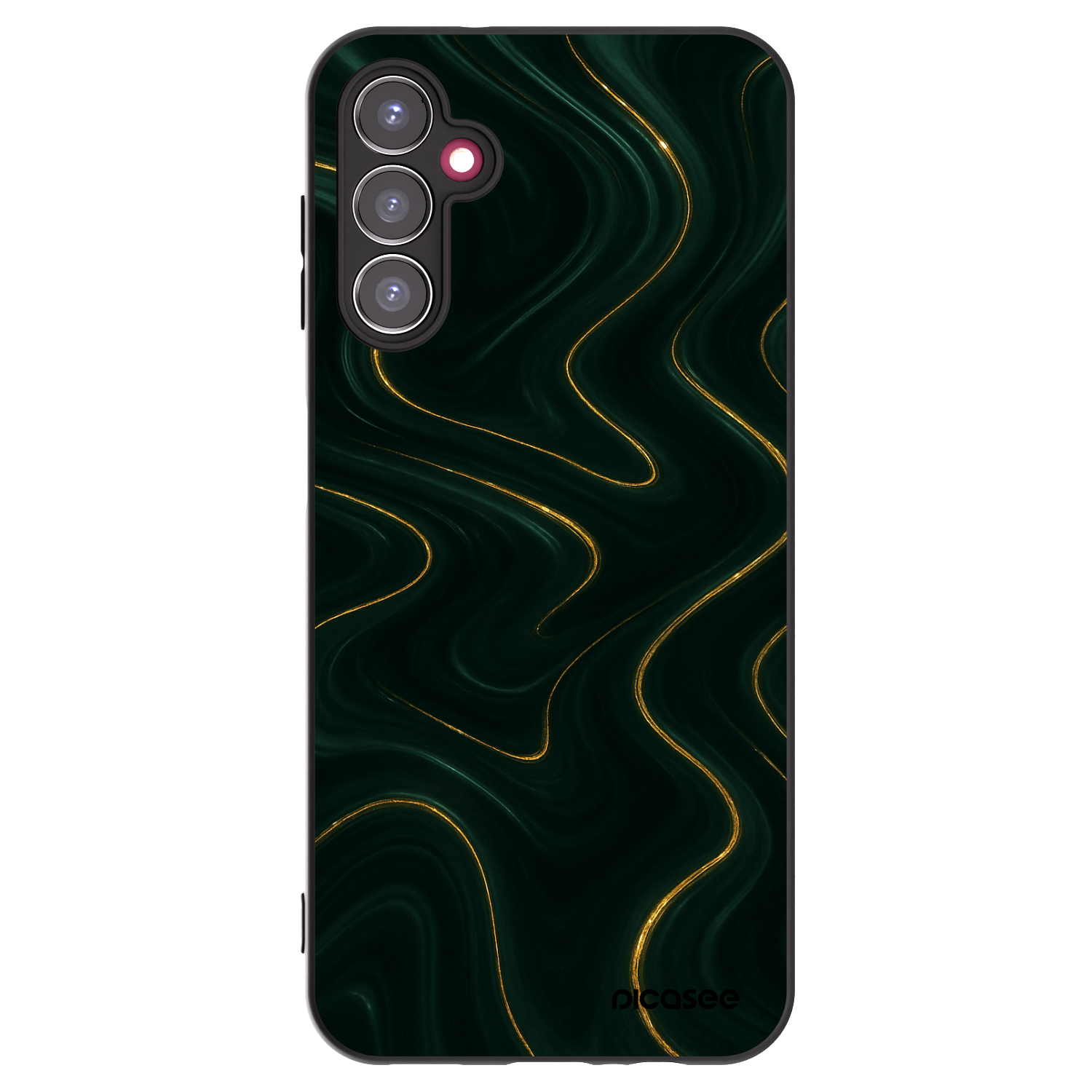 Picasee Samsung Galaxy A14 4G A145R Hülle - Schwarzes Silikon - Vawes