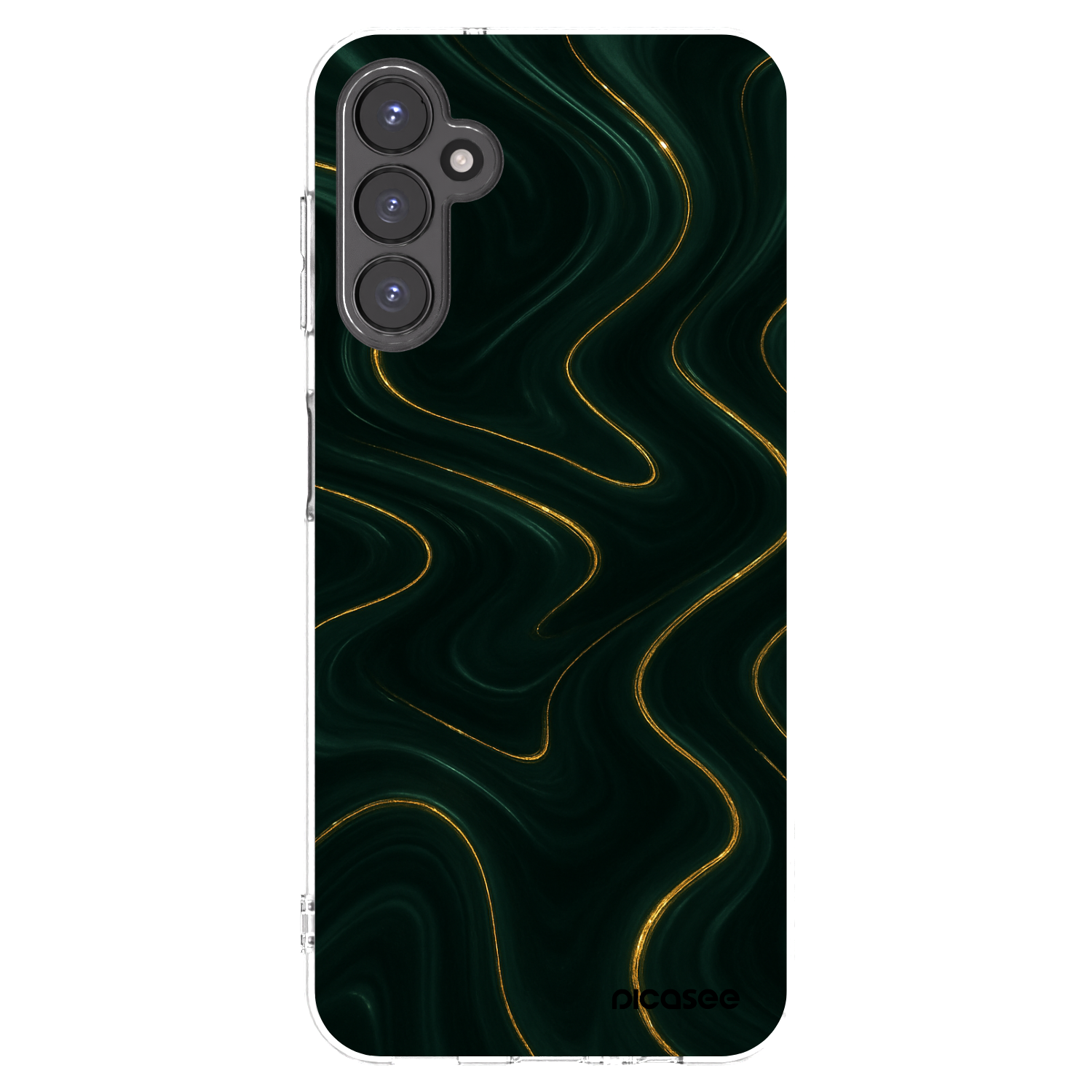 Picasee Samsung Galaxy A14 4G A145R Hülle - Transparentes Silikon - Vawes