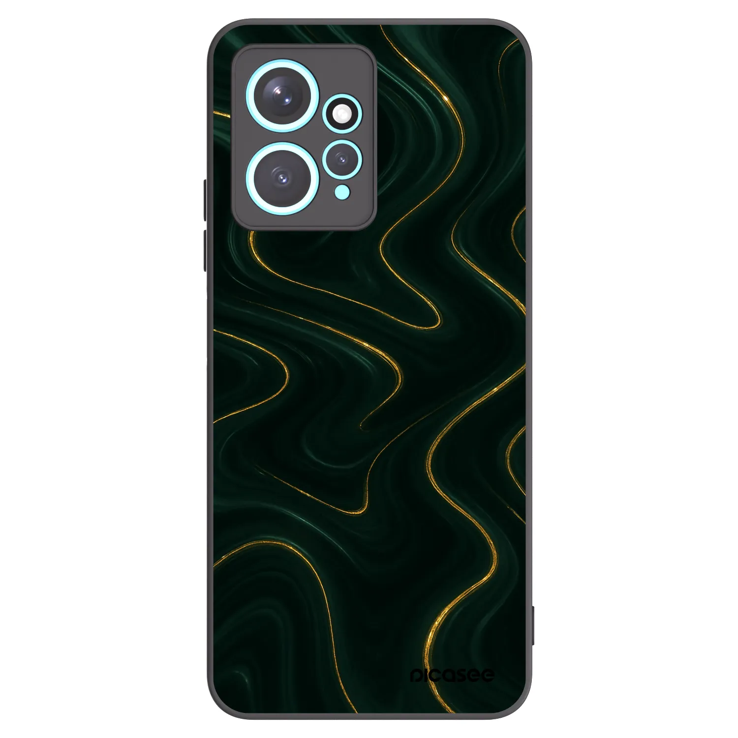 Picasee Xiaomi Redmi Note 12 4G Hülle - Schwarzes Silikon - Vawes