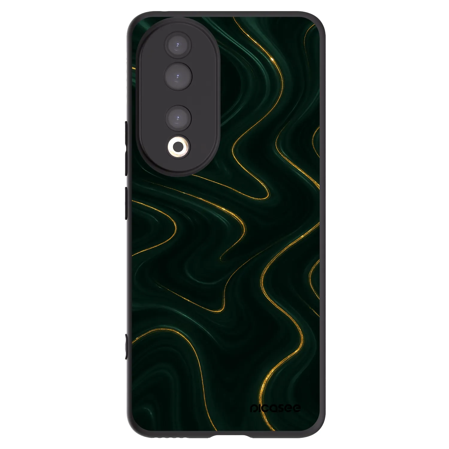 Picasee Honor 90 5G Hülle - Schwarzes Silikon - Vawes