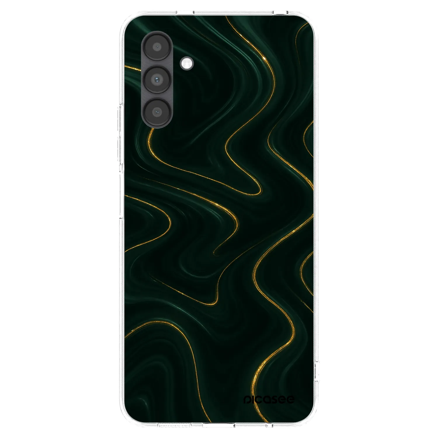 Picasee Samsung Galaxy A04s A047F Hülle - Transparentes Silikon - Vawes