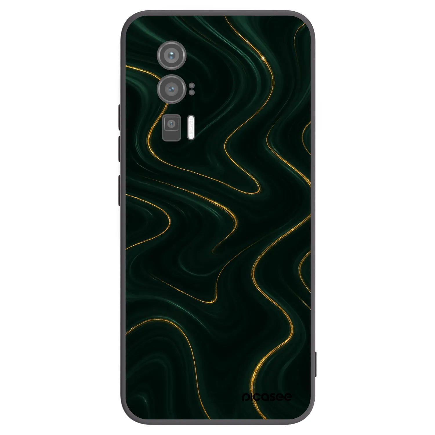 Picasee Xiaomi Poco F5 Pro 5G Hülle - Schwarzes Silikon - Vawes