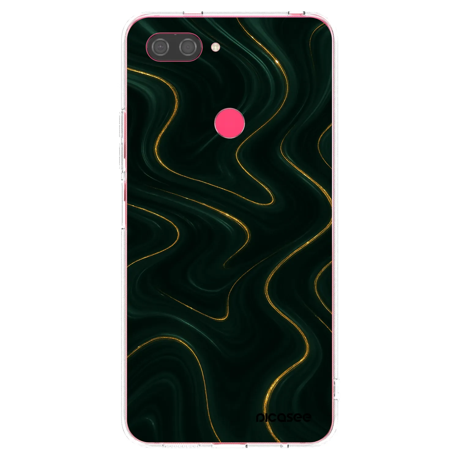 Picasee Xiaomi Mi 8 Lite Hülle - Transparentes Silikon - Vawes