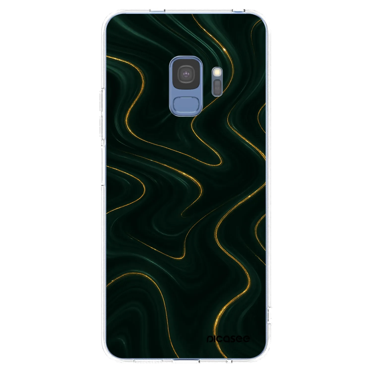 Picasee Samsung Galaxy S9 G960F Hülle - Transparentes Silikon - Vawes
