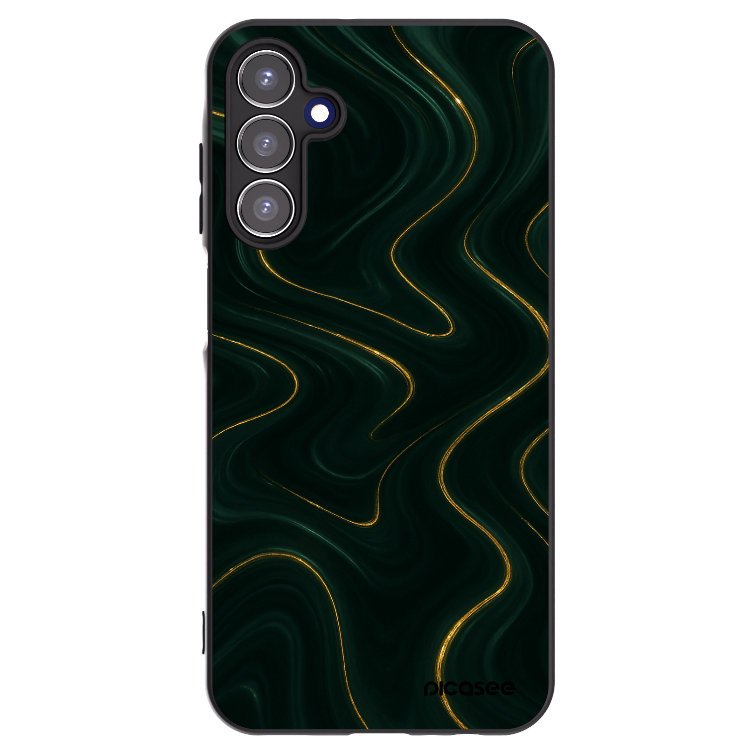 Picasee Samsung Galaxy A15 A156B 5G Hülle - Schwarzes Silikon - Vawes