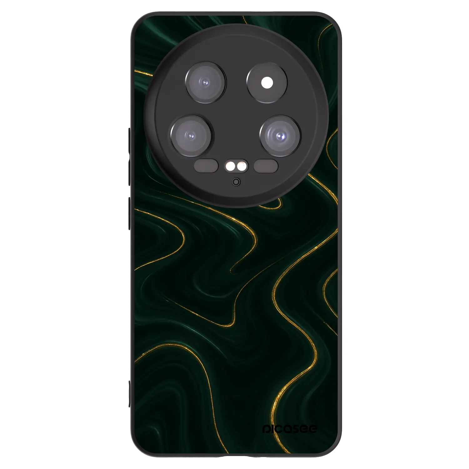 Picasee Xiaomi 14 Ultra Hülle - Schwarzes Silikon - Vawes