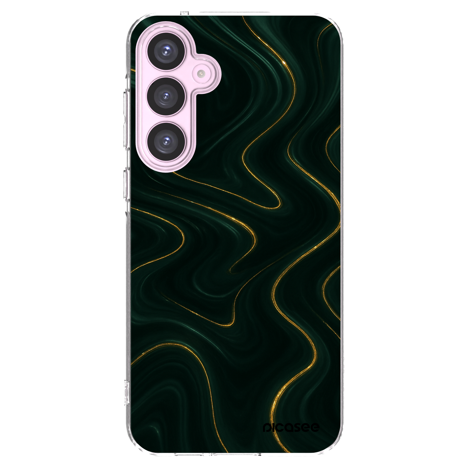 Picasee Samsung Galaxy A55 5G A556B Hülle - Transparentes Silikon - Vawes