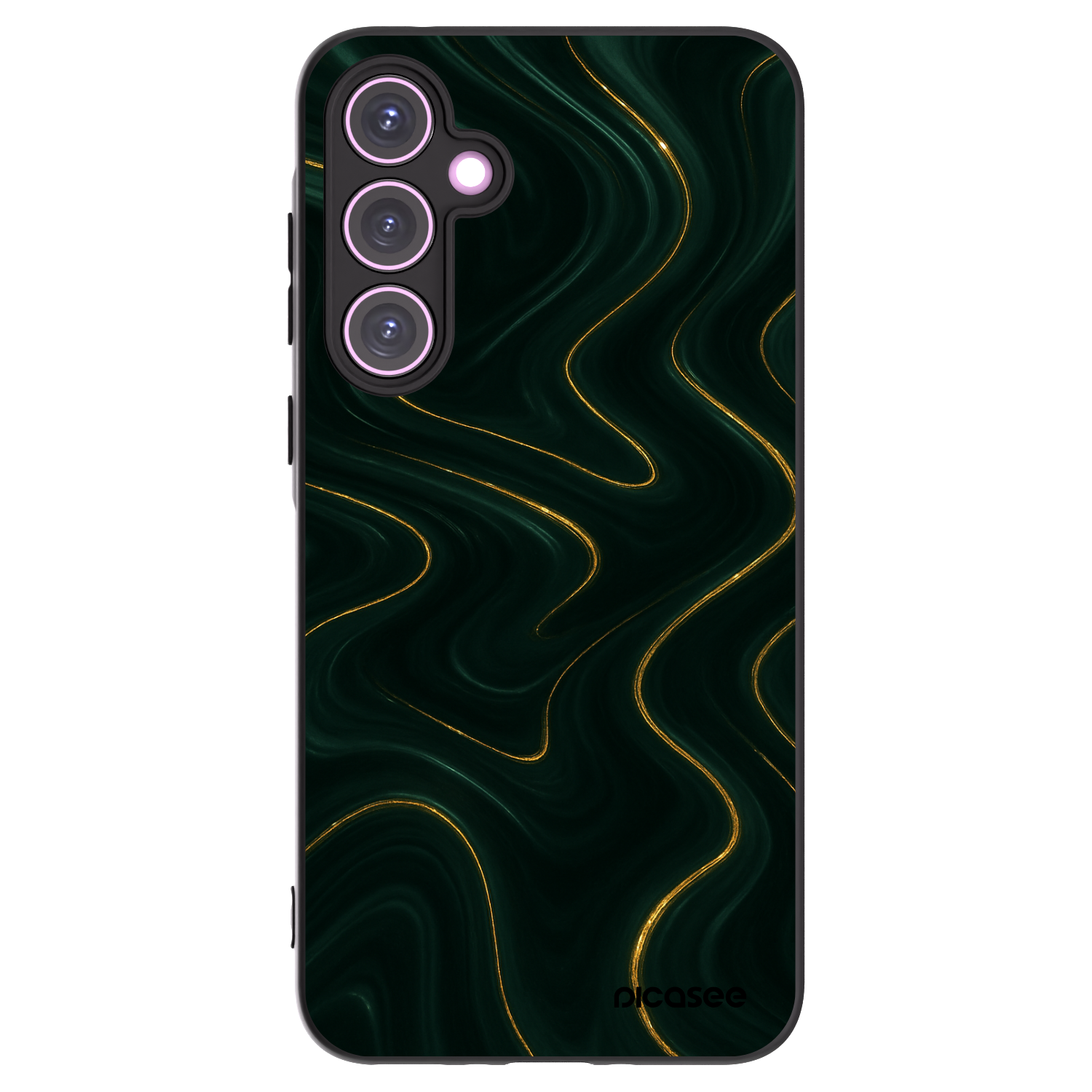 Picasee Samsung Galaxy A35 5G A356B Hülle - Schwarzes Silikon - Vawes