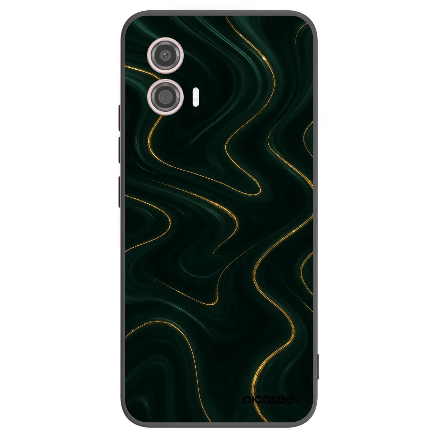 Picasee Motorola Moto G53 5G Hülle - Schwarzes Silikon - Vawes