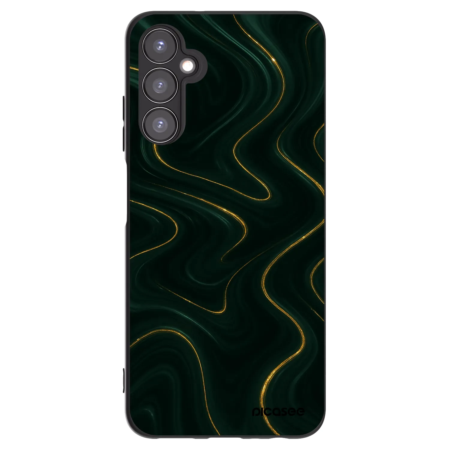 Picasee Samsung Galaxy A05s A057G Hülle - Schwarzes Silikon - Vawes