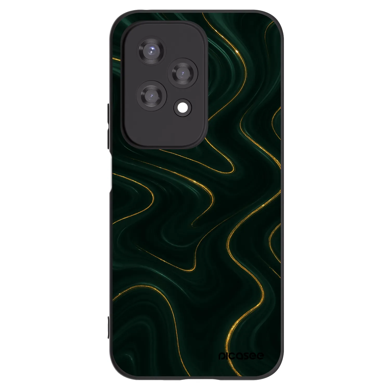 Picasee Honor 200 Lite Hülle - Schwarzes Silikon - Vawes