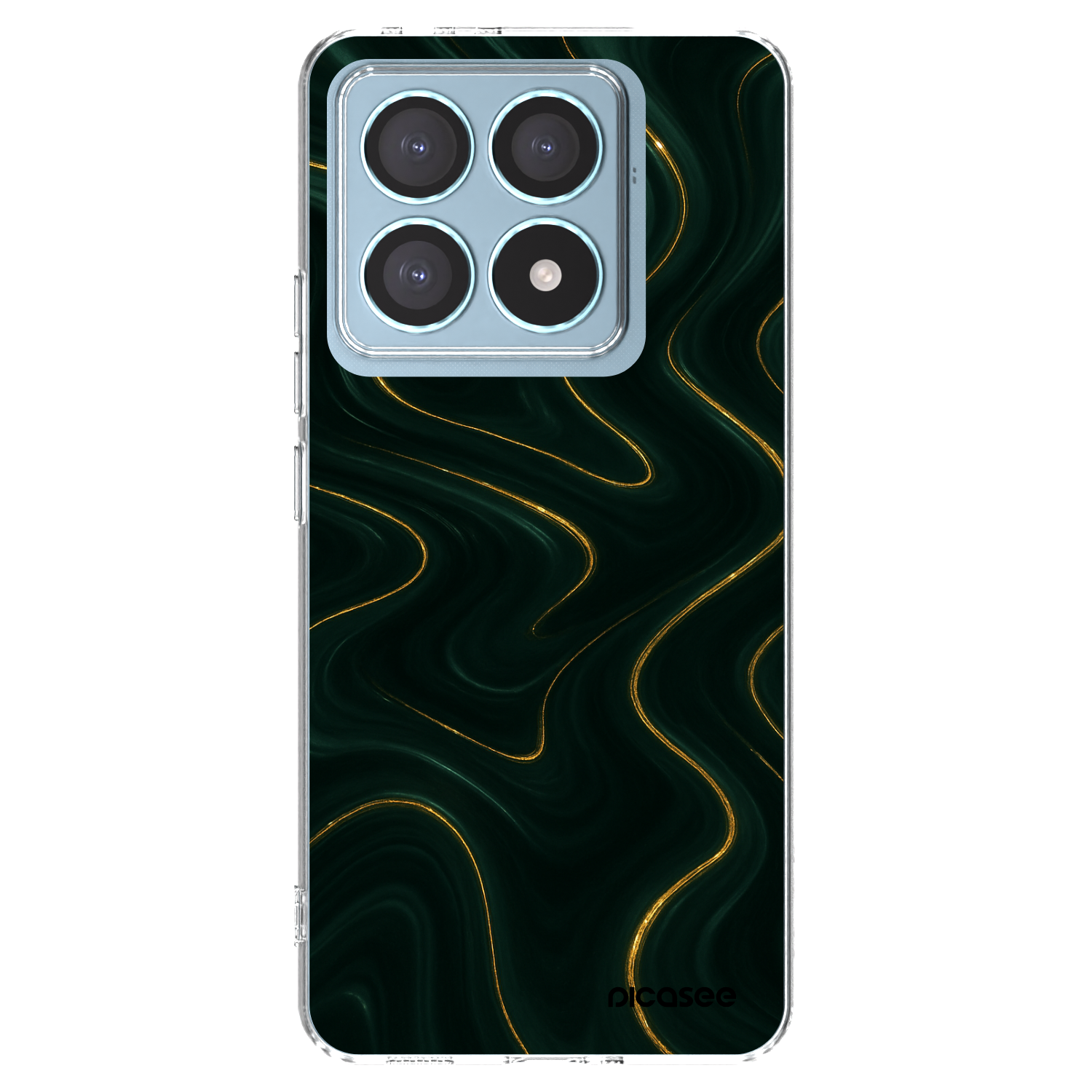 Picasee Xiaomi 14T Pro Hülle - Transparentes Silikon - Vawes