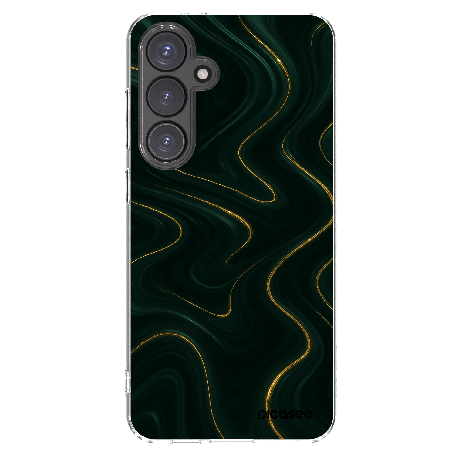 Picasee Samsung Galaxy S24 FE S721B Hülle - Transparentes Silikon - Vawes
