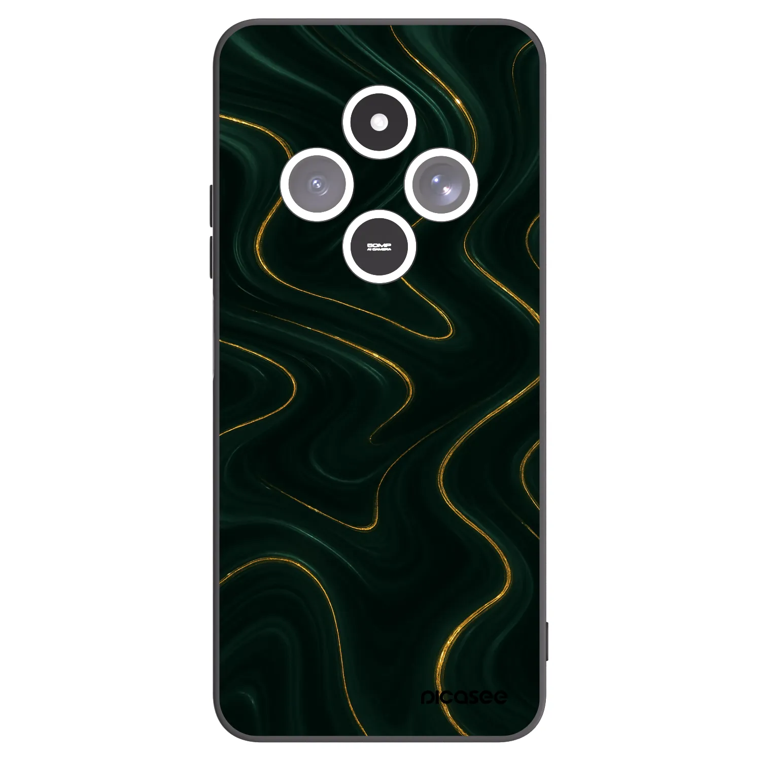 Picasee Xiaomi Redmi 14C Hülle - Schwarzes Silikon - Vawes