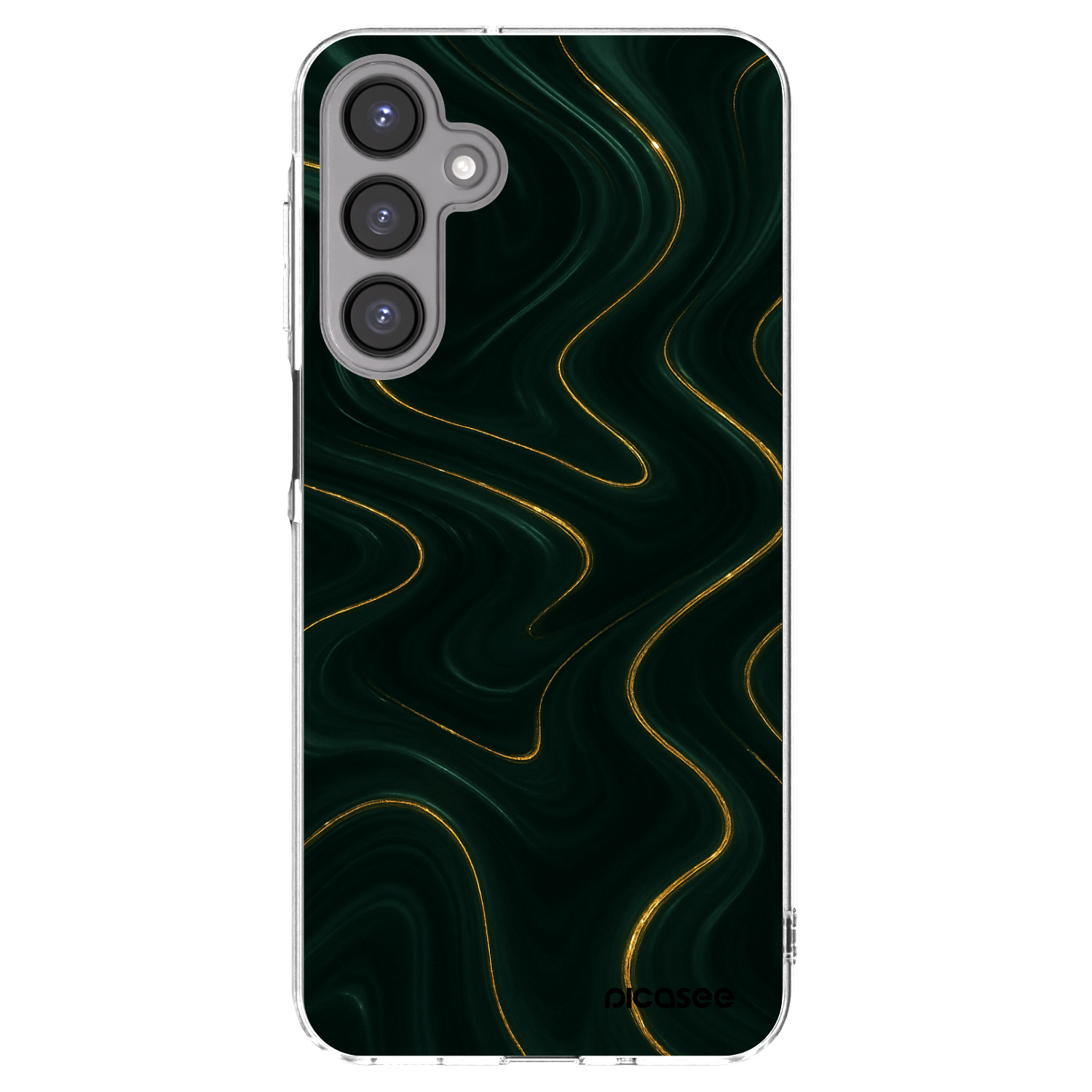 Picasee Samsung Galaxy A16 5G Hülle - Transparentes Silikon - Vawes
