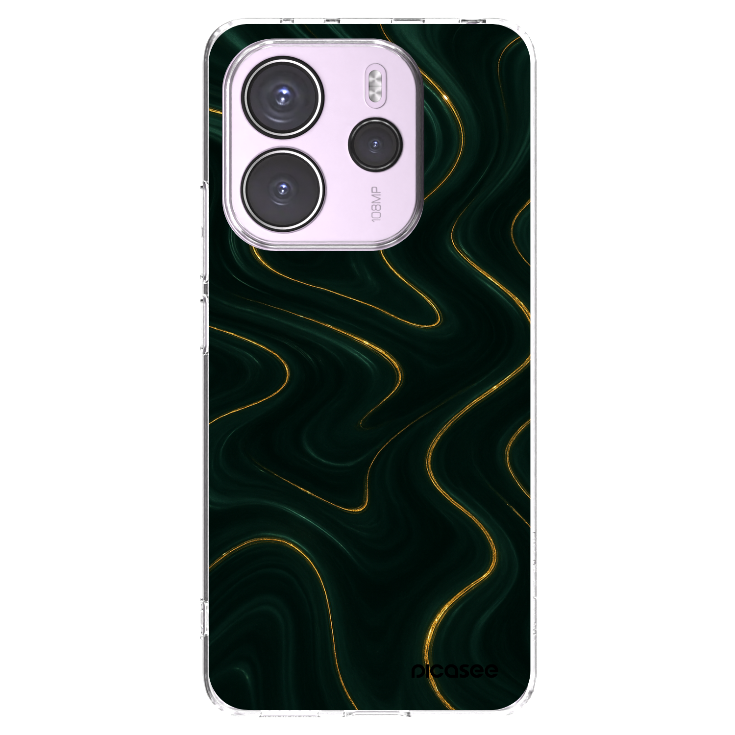 Picasee Xiaomi Redmi Note 14 4G Hülle - Transparentes Silikon - Vawes