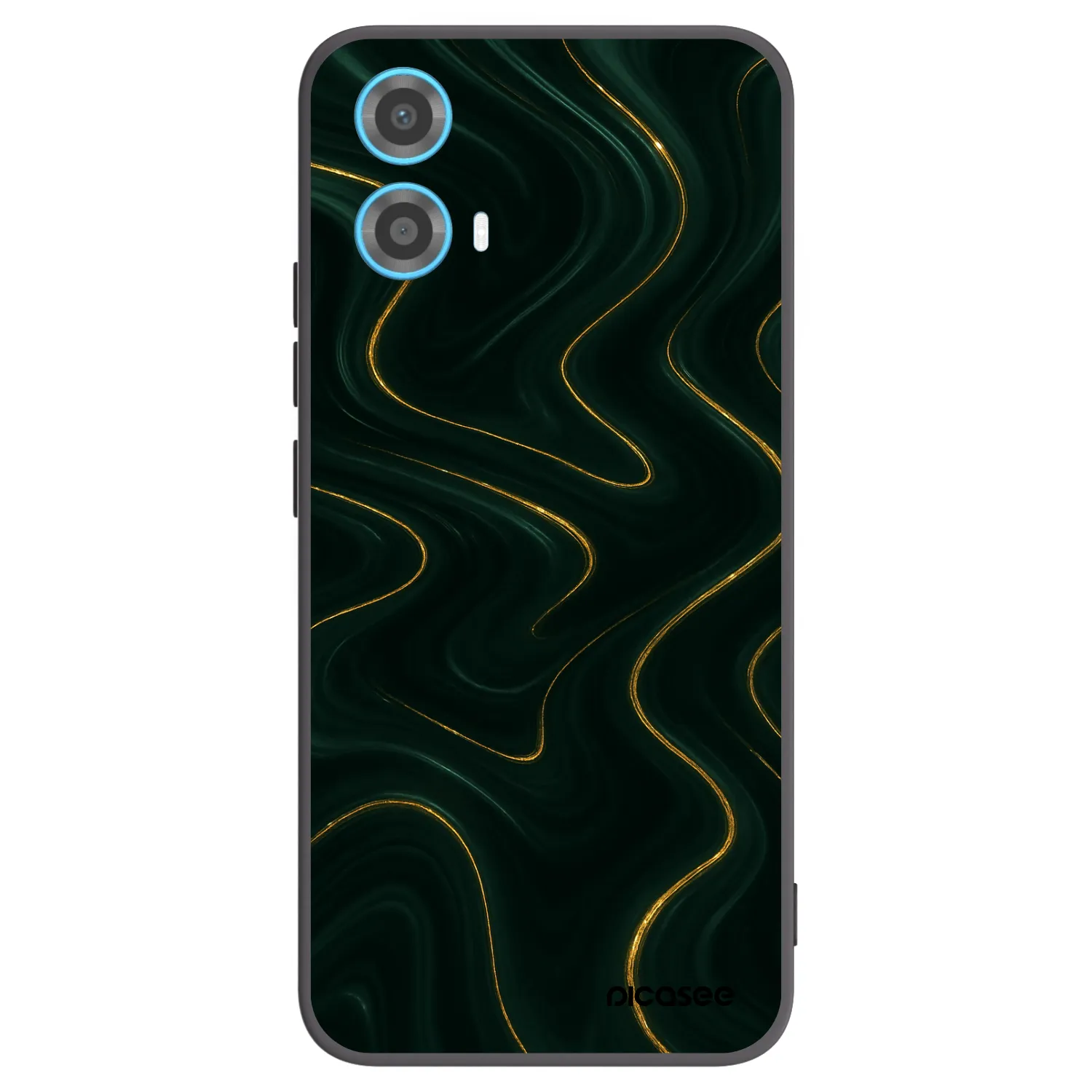 Picasee Motorola Moto G34 5G Hülle - Schwarzes Silikon - Vawes