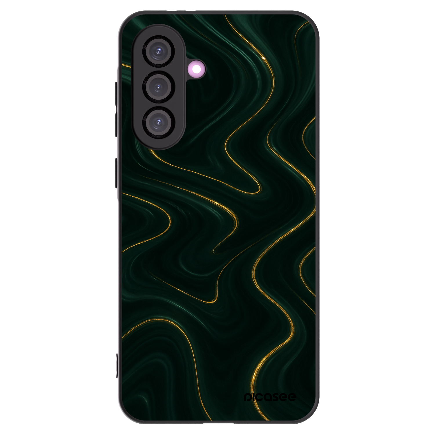 Picasee Samsung Galaxy A36 5G Hülle - Schwarzes Silikon - Vawes