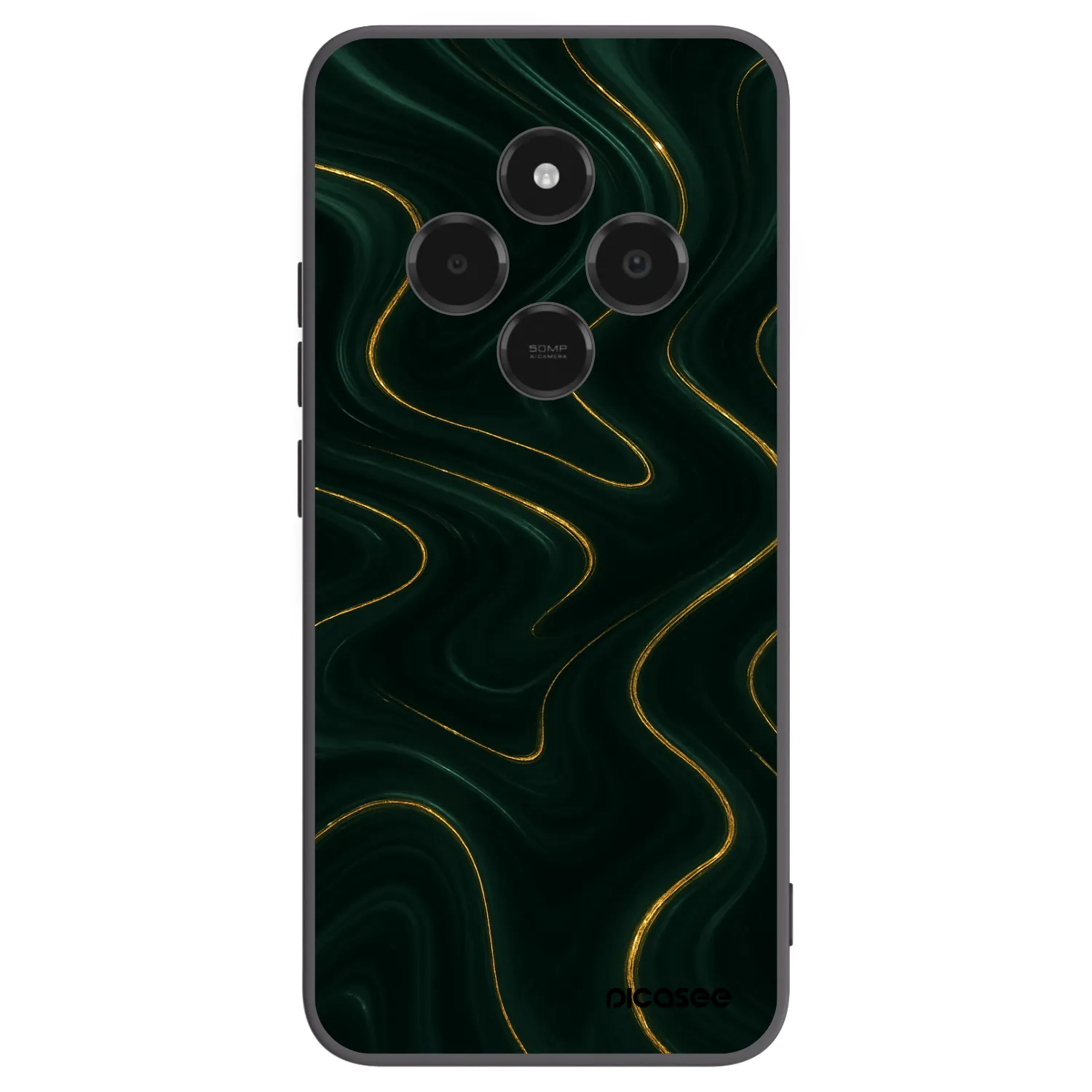 Picasee Xiaomi Poco C75 Hülle - Schwarzes Silikon - Vawes