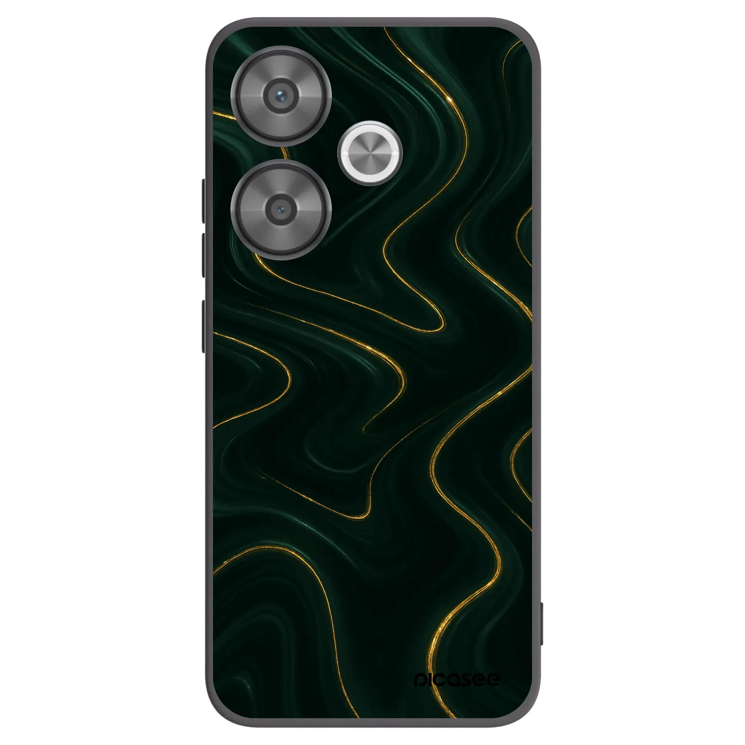 Picasee Xiaomi Poco F6 Hülle - Schwarzes Silikon - Vawes