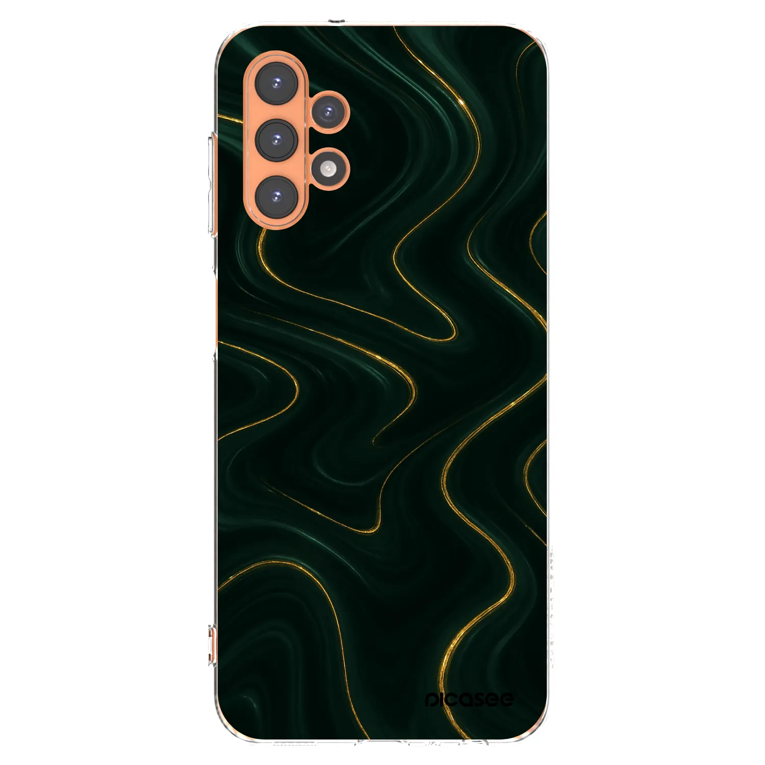 Picasee Samsung Galaxy A13 5G Hülle - Transparentes Silikon - Vawes