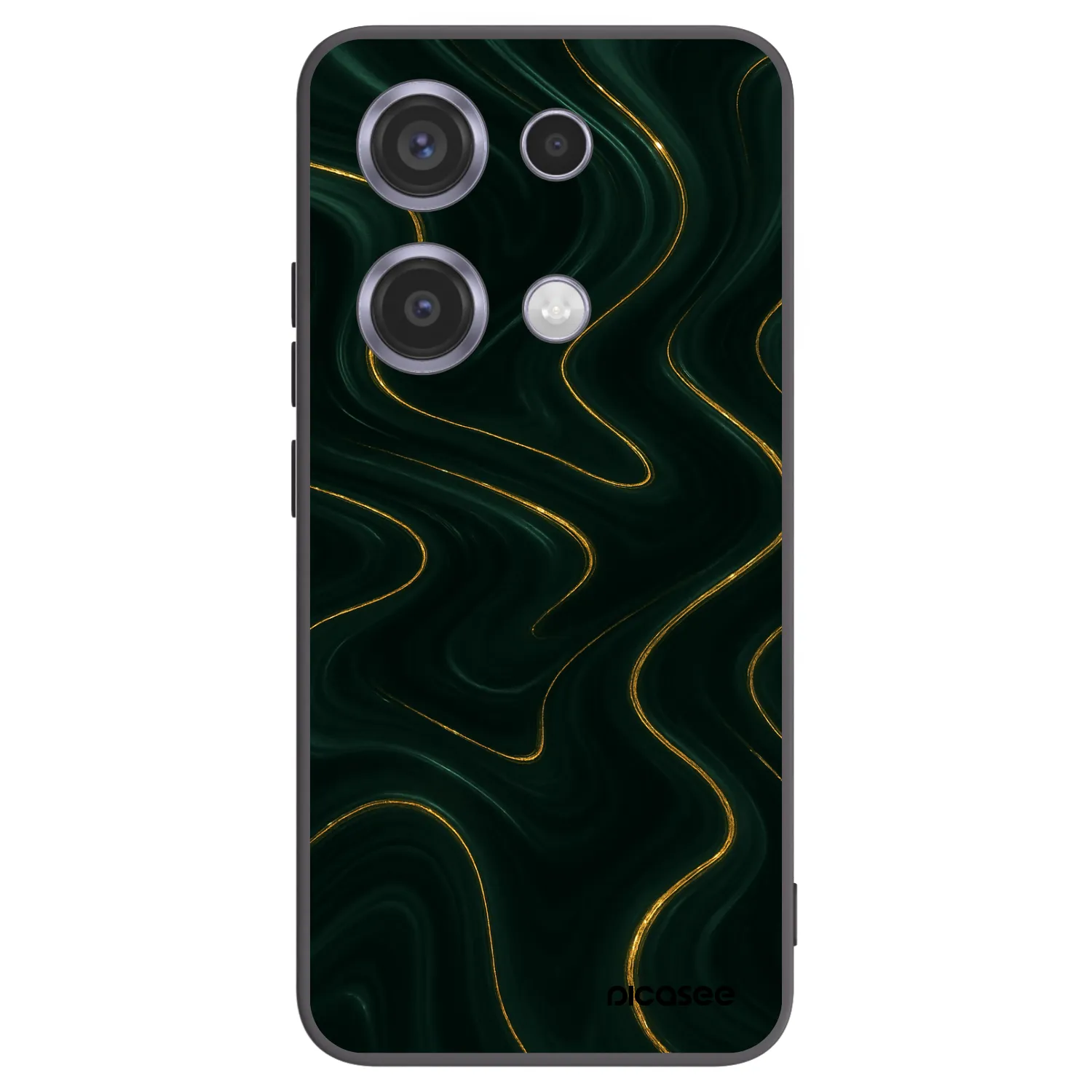 Picasee Xiaomi Redmi Note 14S Hülle - Schwarzes Silikon - Vawes